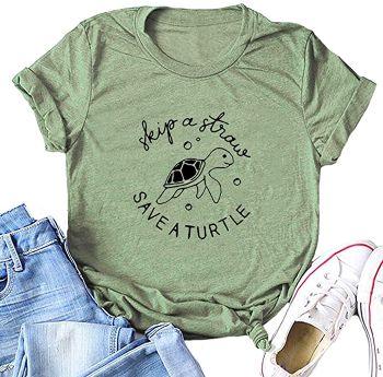  Turtle Graphic Shirt