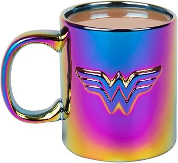 Wonder Woman Metallic Finish Coffee Mug