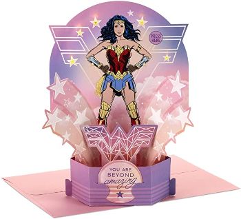 Wonder Woman Musical Pop Up Card