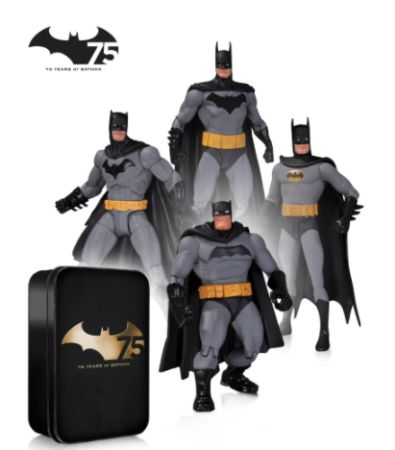 75th Anniversary Batman Action Figure Set
