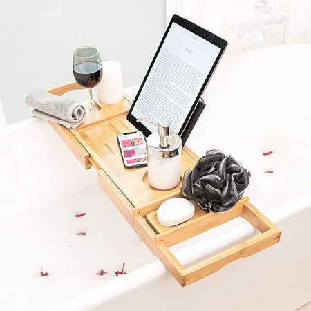 Bamboo Bathtub Tray