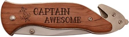 "Captain Awesome" Folding Survival Knife