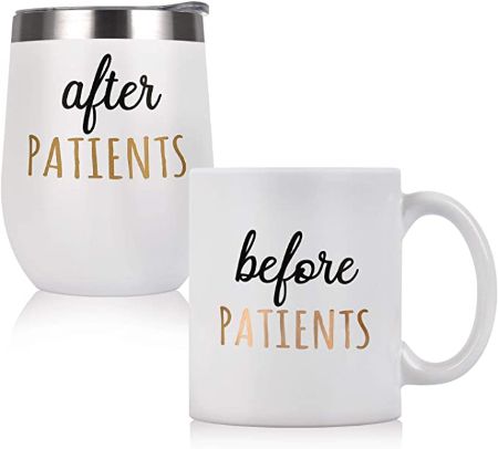 Coffee Mug and Wine Tumbler Set