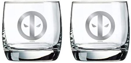 Deadpool Whiskey Glasses