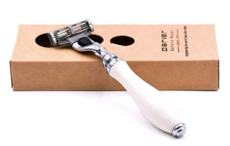 Faux Porcelain Triple Blade Razor