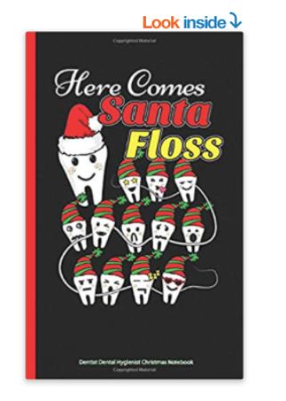 "Here Comes Santa Floss” Notebook