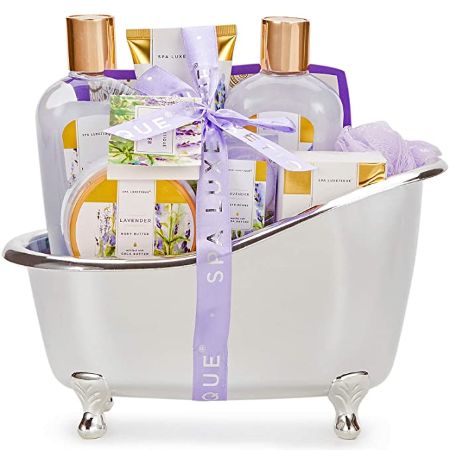 Lavender Bath Basket