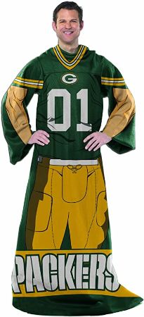 Packers Player Blanket with Sleeves