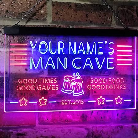 Personalized Man Cave Sign