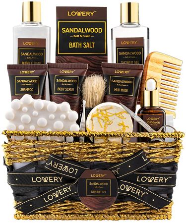 Sandalwood Bath Gift Set for Him