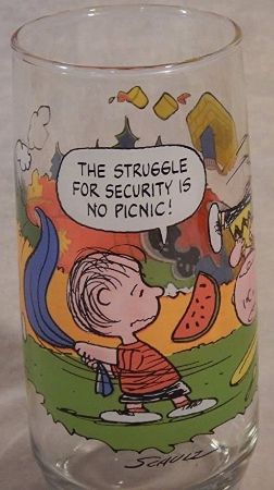 Snoopy 1965 Collectible Glass