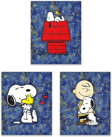 Snoopy Starry Night