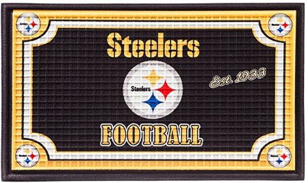 Steelers Embossed Outdoor Mat