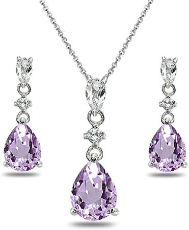 Amethyst Jewelry Set