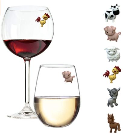 Barnyard Animal Glass Charms