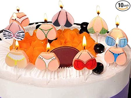 Bikini Tops and Bottoms Party Candles
