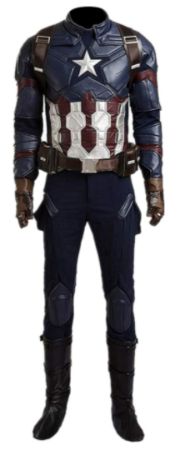 Captain America Cosplay Suit