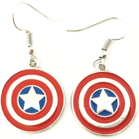 Captain America Earrings