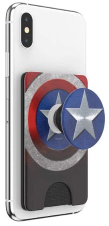 Captain America PopSocket with PopWallet