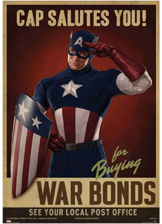 Captain America War Bonds Poster