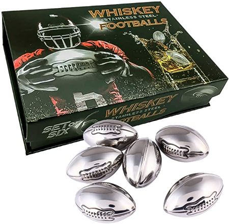 Football Whisky Stones