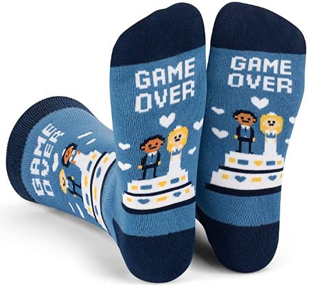 Game Over Wedding Socks