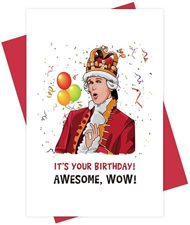 Hamilton Birthday Card