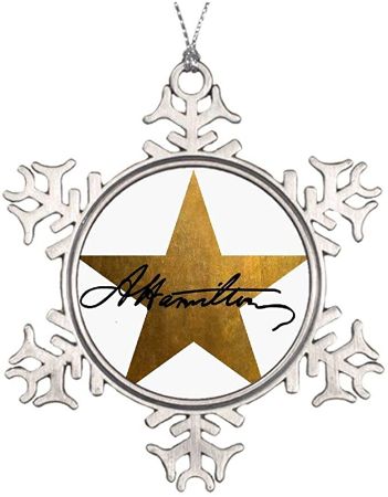 Hamilton Snowflake Ornament