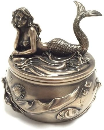 Mermaid Embellished Trinket and Jewelry Box