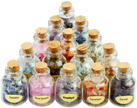 Mini Gemstone Bottles