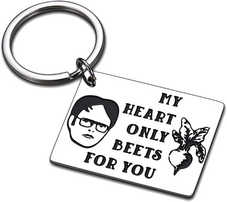 "My Heart Beets for You" Keychain