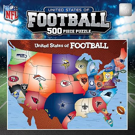NFL Football Map Jigsaw Puzzle