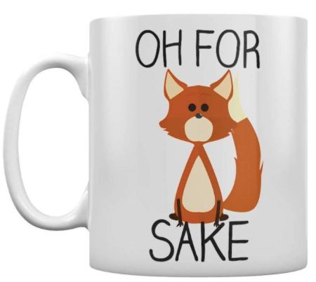 “Oh For Fox Sake” White Mug