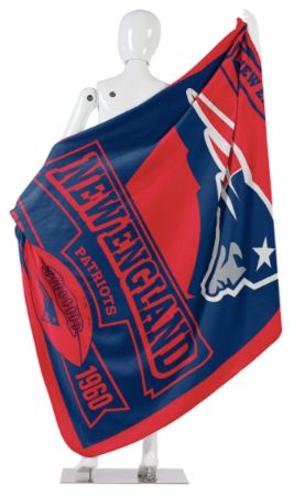 Patriots Fleece Throw Blanket