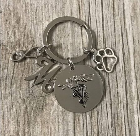 Personalized Vet Keychain