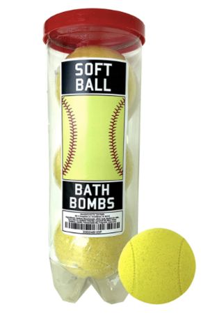 Softball Bath Bombs
