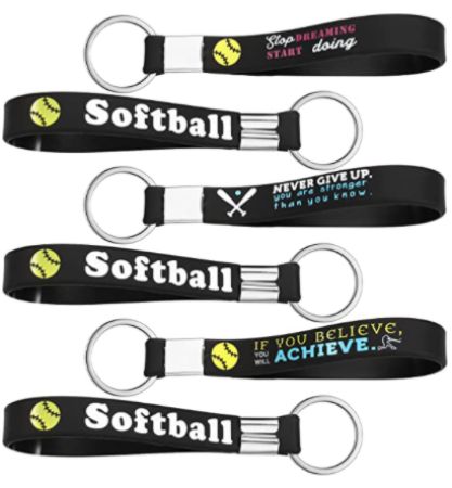 Softball Keychains