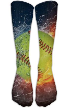 Softball Novelty Socks