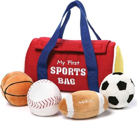Sports Bag Stuffed Plush Playset