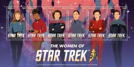 The Women of Star Trek Collectible Postage Stamps