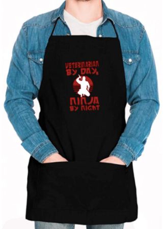 “Veterinarian by Day, Ninja by Night” Apron