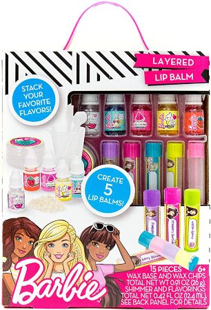 Barbie DIY Layered Lip Balm