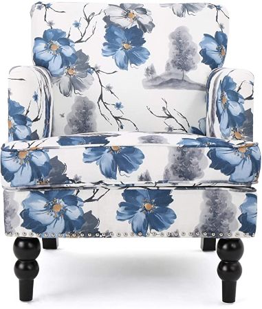 Floral Club Chair