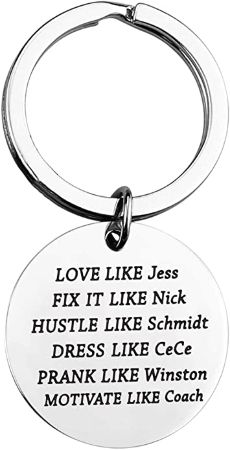 New Girl Keychain