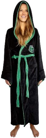 Slytherin Adult Fleece Bathrobe