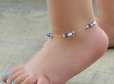 Swarovski Crystal Toddler Anklet