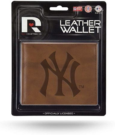Yankees Embossed Leather Wallet