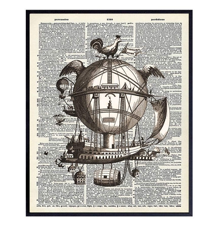 Steampunk Wall Art Poster