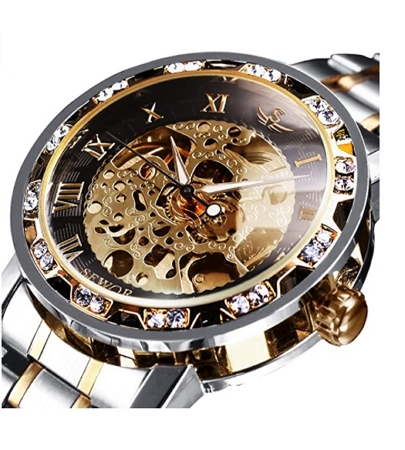 Steampunk-Style Wristwatch for Men