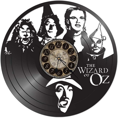 Wizard of Oz Vinyl Record Clock